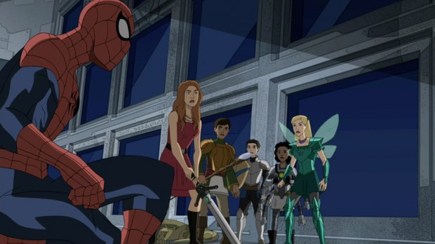 ultimate spiderman and the web warriors