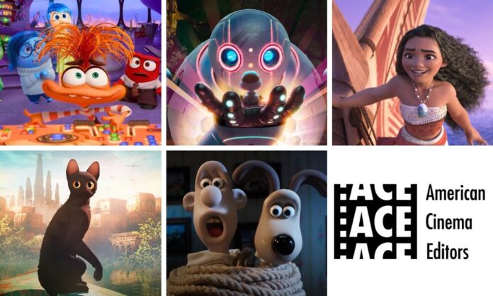 ACE Eddie Awards Animated Feature nominees