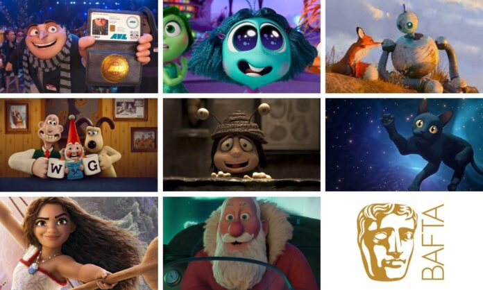 BAFTA Animation longlist