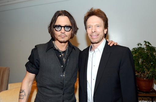 (L-R) Actor Johnny Depp and Producer Jerry Bruckheimer attends the Walt Disney Pictures 2012 Presentation Highlights at CinemaCon on April 24, 2012 in Las Vegas, Nevada. (Photo by Alberto E. Rodriguez/WireImage)