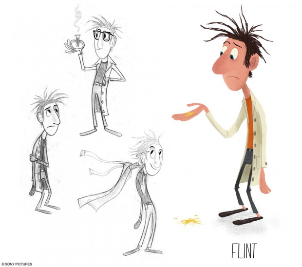 Cloudy with a Chance of Meatballs character art by Pete Oswald (c) Sony Pictures Animation