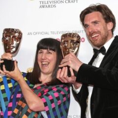 Becky and Joe won the BAFTA for television production design in 2023. [ph. provided by Blink Industries]