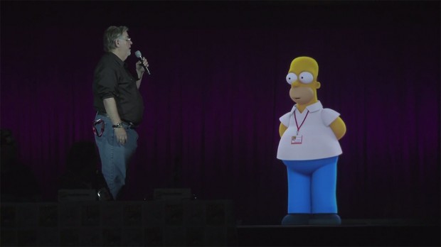 Homer Simpson hologram