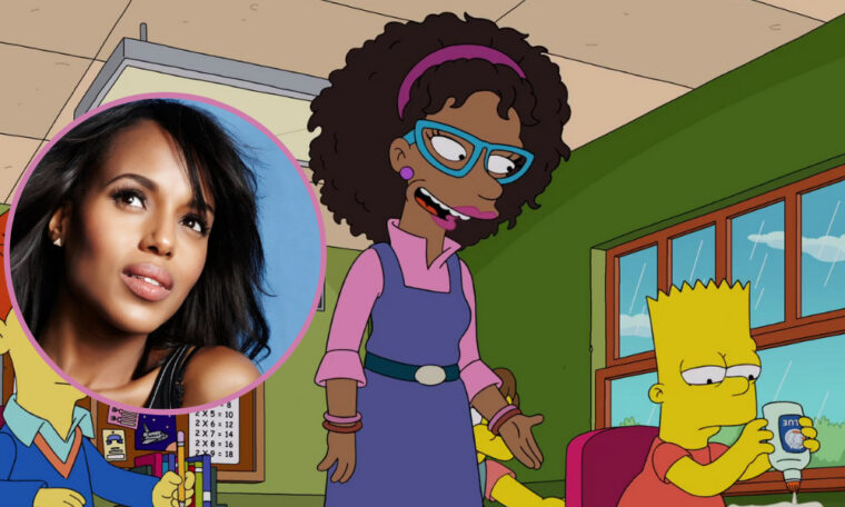 Role Call! Kerry Washington Joins 'The Simpsons' as Bart's Teacher ...