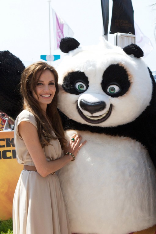 Angelina Jolie and Kung Fu Panda