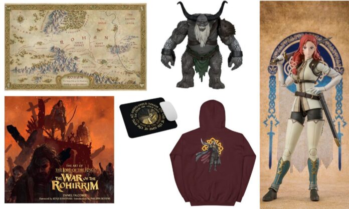 LOTR The War of the Rohirrim merch line