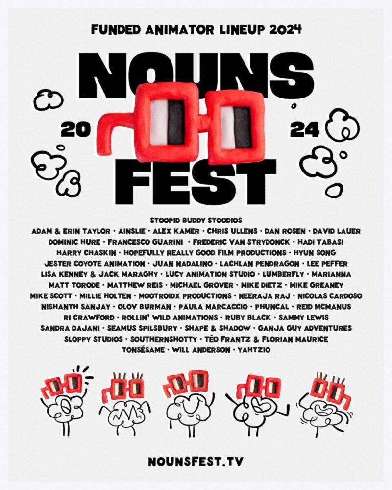 Nouns Fest - Selected Animators 2024