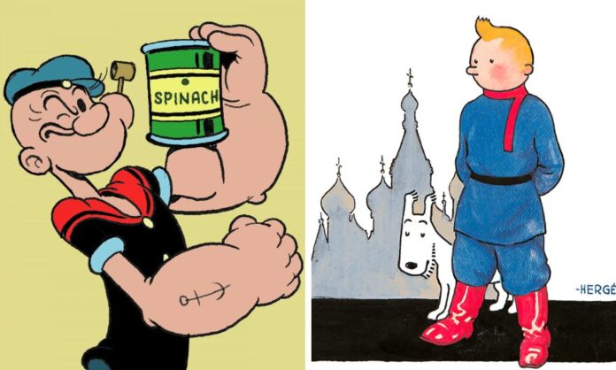 Popeye the Sailor | Tintin in the Land of the Soviets