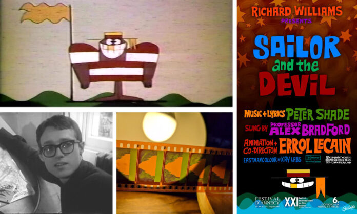 The lost Richard Williams short 'Sailor and the Devil', co-directed and primarily animated by Errol Le Cain (bottom left), is now in the hands of the BFI thanks to Daniel Aguirre Hansell's efforts