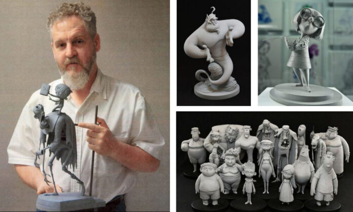 Sculptor Kent Melton