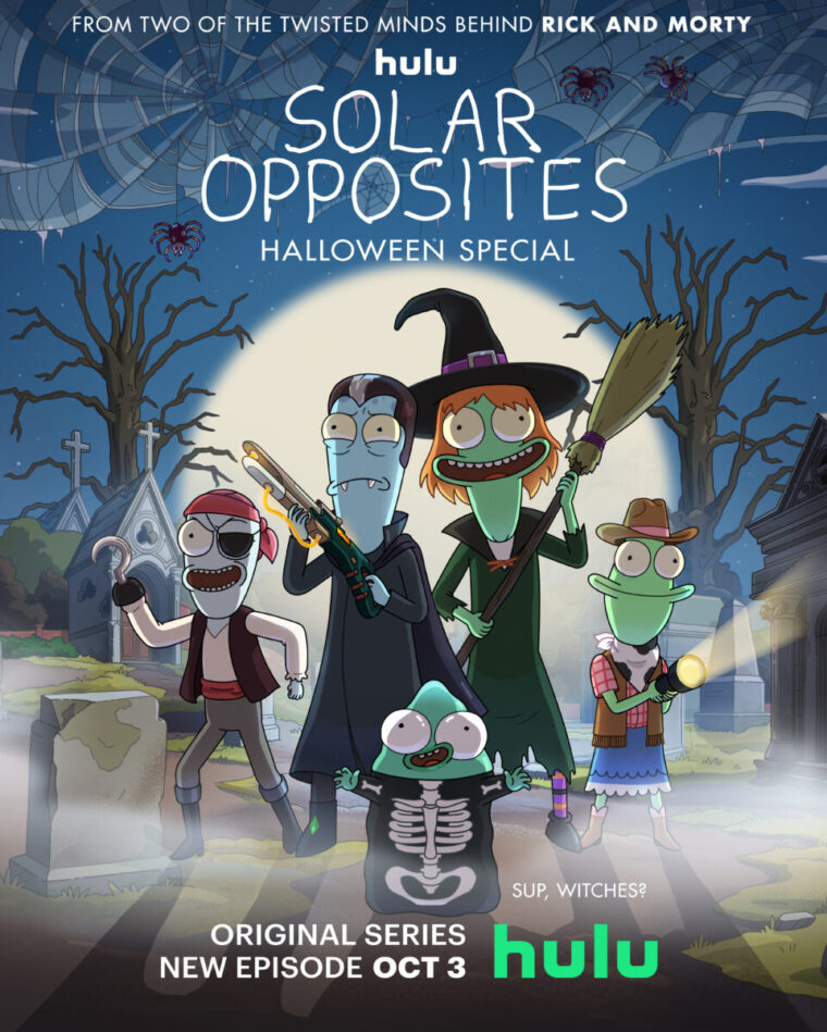 Hulu Scares Up Trailer, Key Art for 'Solar Opposites' Halloween Special