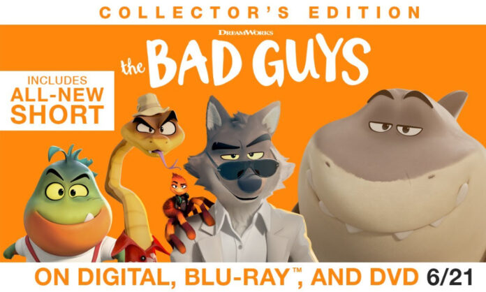 DreamWorks The Bad Guys is available on digitial, DVD and Blu-Ray this week (June 21st)