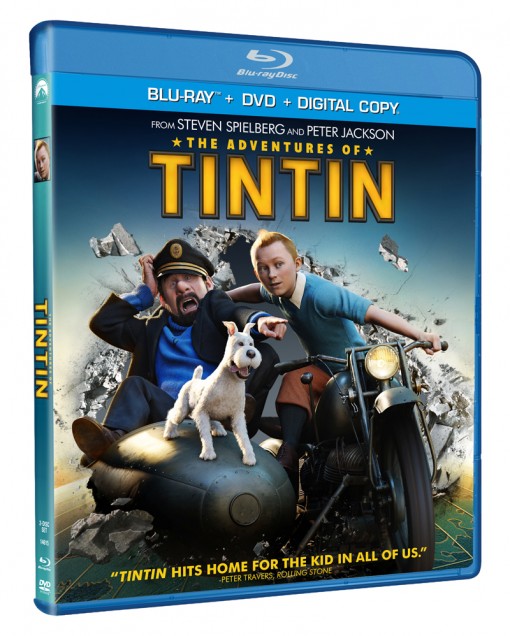 The Adventures of Tintin Blu-ray 3D/Blu-ray/DVD Combo Pack