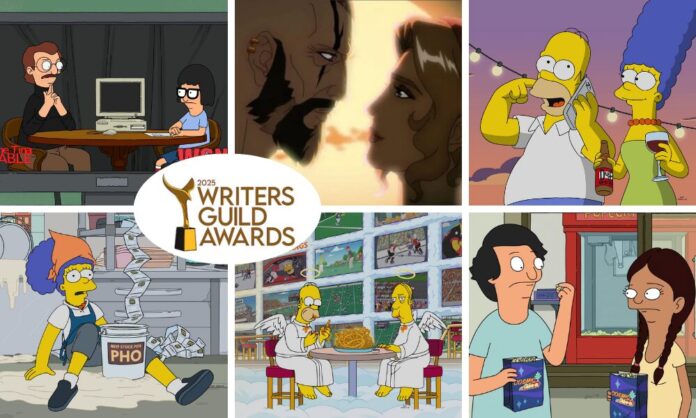 WGA Animation nominees