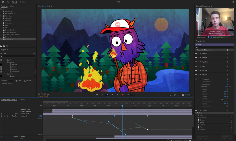 Adobe s Character Animator Adds Keyframes For Greater Control 