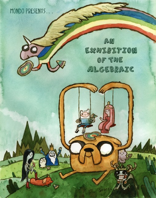 Mondo presents... Adventure Time - An Exhibition of the Algebraic