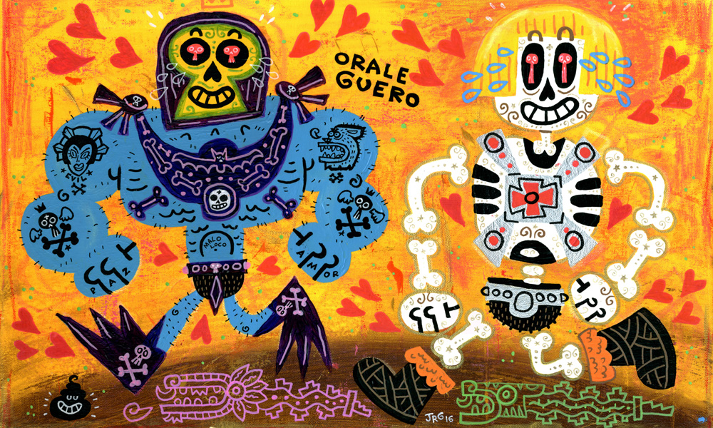 The Fine Art Of Jorge R Gutiérrez Exhibits In ‘border Bang 2 Animation Magazine 8085