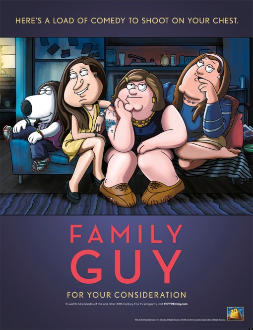 Family Guy Spoofs Girls in Emmy Ad