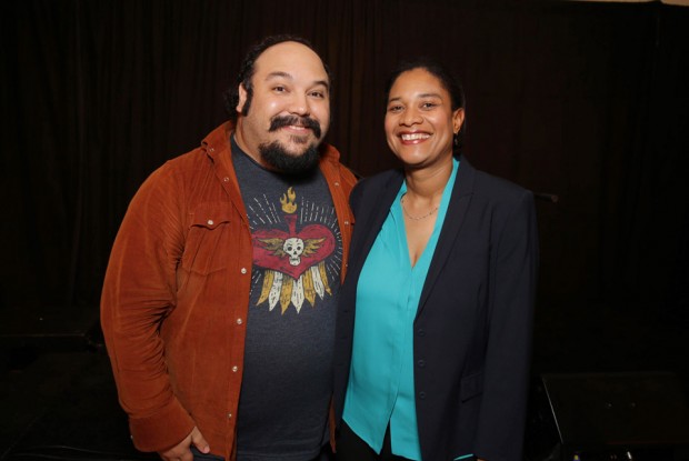 (from left) Jorge Gutierrez and Vanessa Morrison