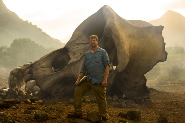 Jeff White on the set of Kong: Skull Island