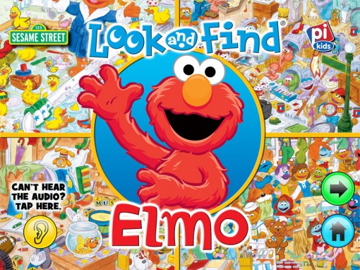 Look and Find Elmo on Sesame Street