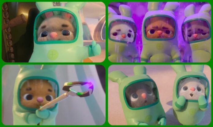 Apple TV/Skydance Animation's new short features the Hazmat Bunnies from the 2022 movie 