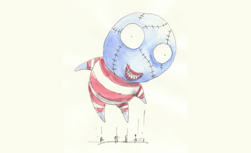 Tim Burton's "B. Boy" design for the 2011 Macy's Thanksgiving Day Parade