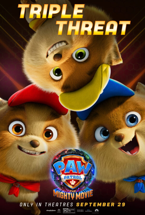 The Pups Flex Their New Powers in 'PAW Patrol: The Mighty Movie ...