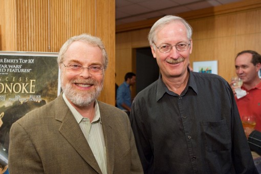 (from left) Ron Clements and John Musker