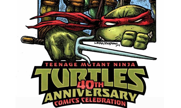 TMNT 40th Cover A by Kevin Eastman & Peter Laird