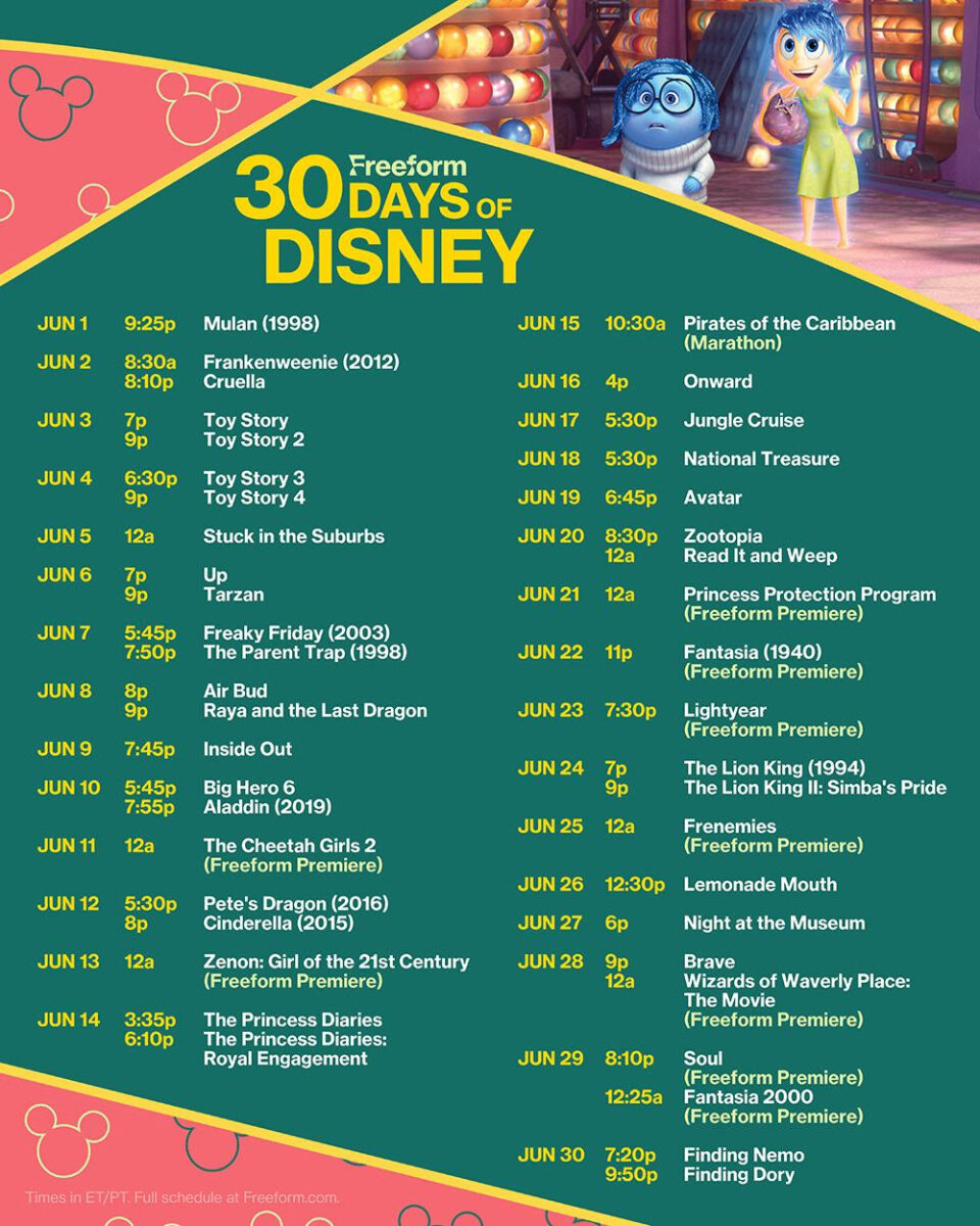 Animated Favorites & More Pack Freeforms 30 Days of Disney | Animation  Magazine